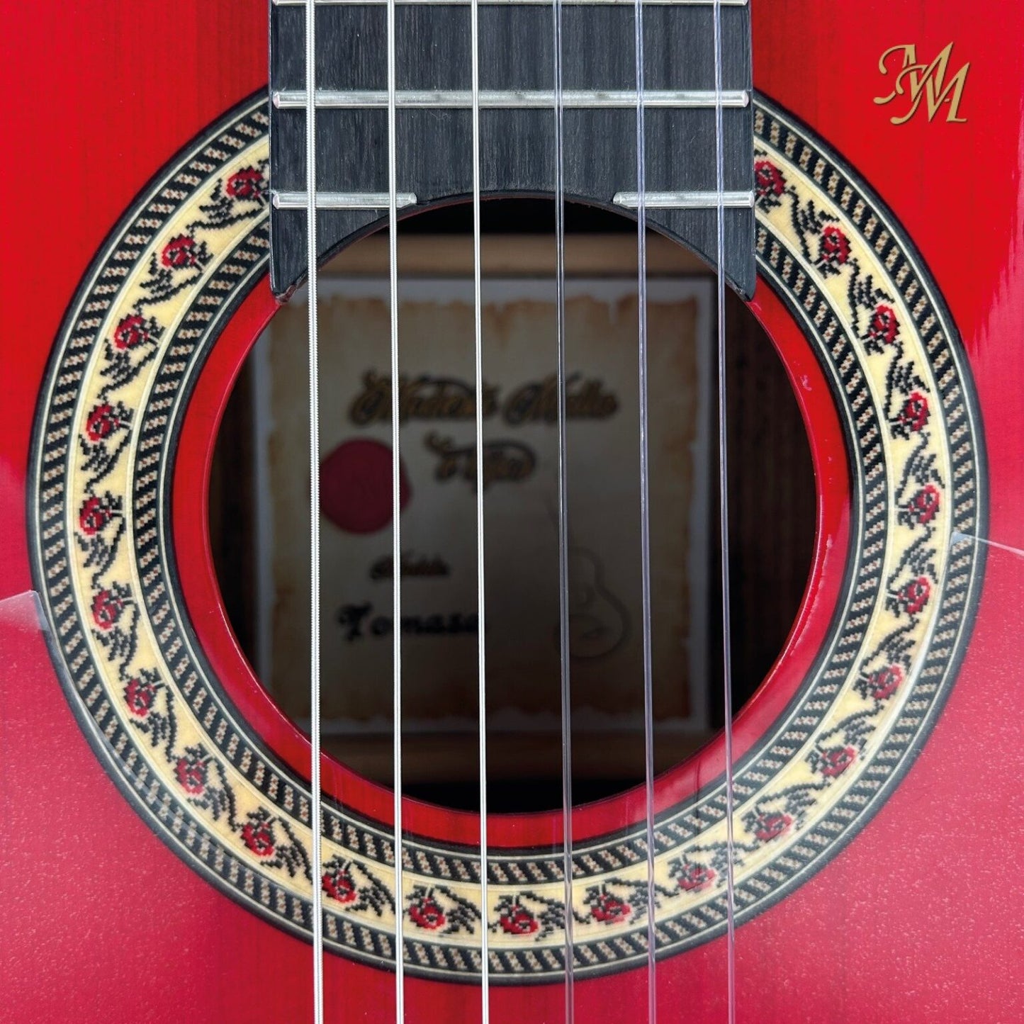 Guitarra Flamenca Modesto Malla Tomasa Roja (Fishman Clásica Blend)