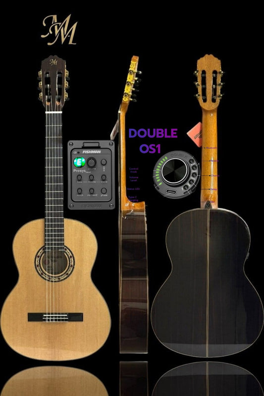 Guitarra Flamenca Modesto Malla Modelo Candela Natural (Fishman Clásica Blend + 0S1)