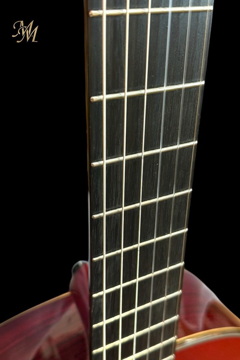 Guitarra Flamenca Modesto Malla Modelo Candela Rojo (Previo 0S1)