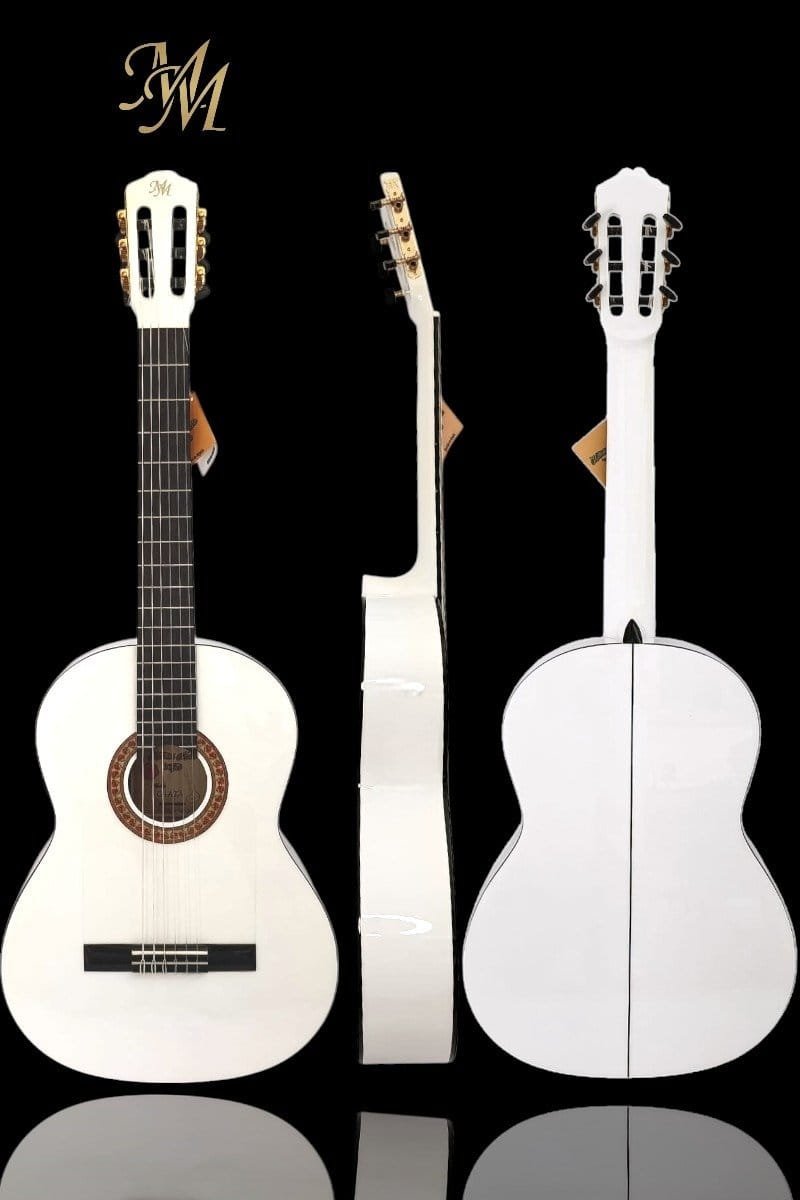 Guitarra Flamenca Modesto Malla Chata Blanca (S1 MAX)