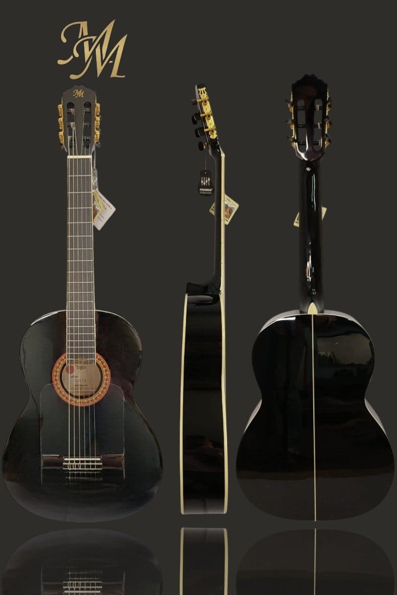 Guitarra Flamenca Modesto Malla Chata Negra
