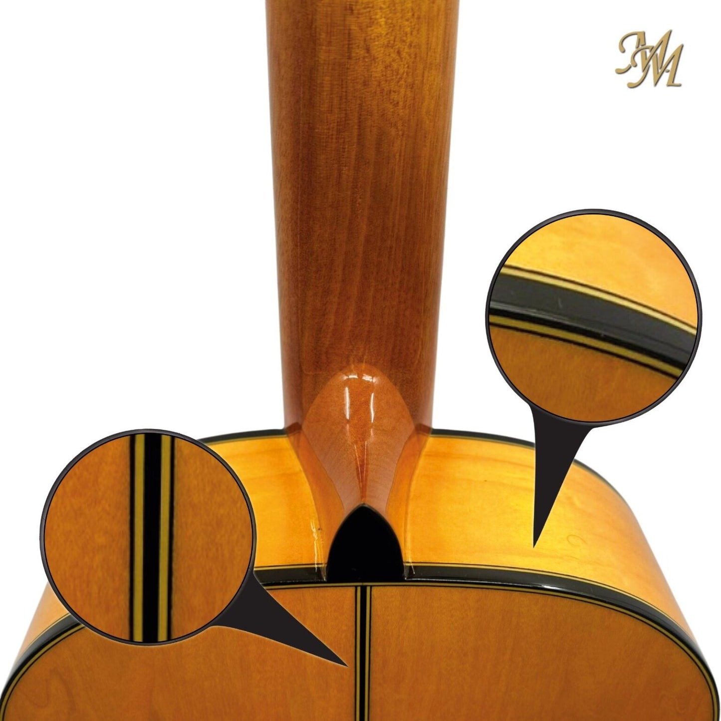 Guitarra Flamenca Modesto Malla Modelo Chata Natural (Joyo)