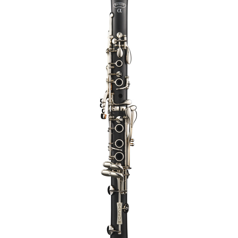 Clarinete Bb Backun Alpha 17 Llaves Y Pilares Níquel