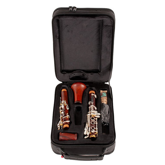 Clarinete Bb Backun Protégé Cocobolo 18 Llaves Plata Y Pilares Oro