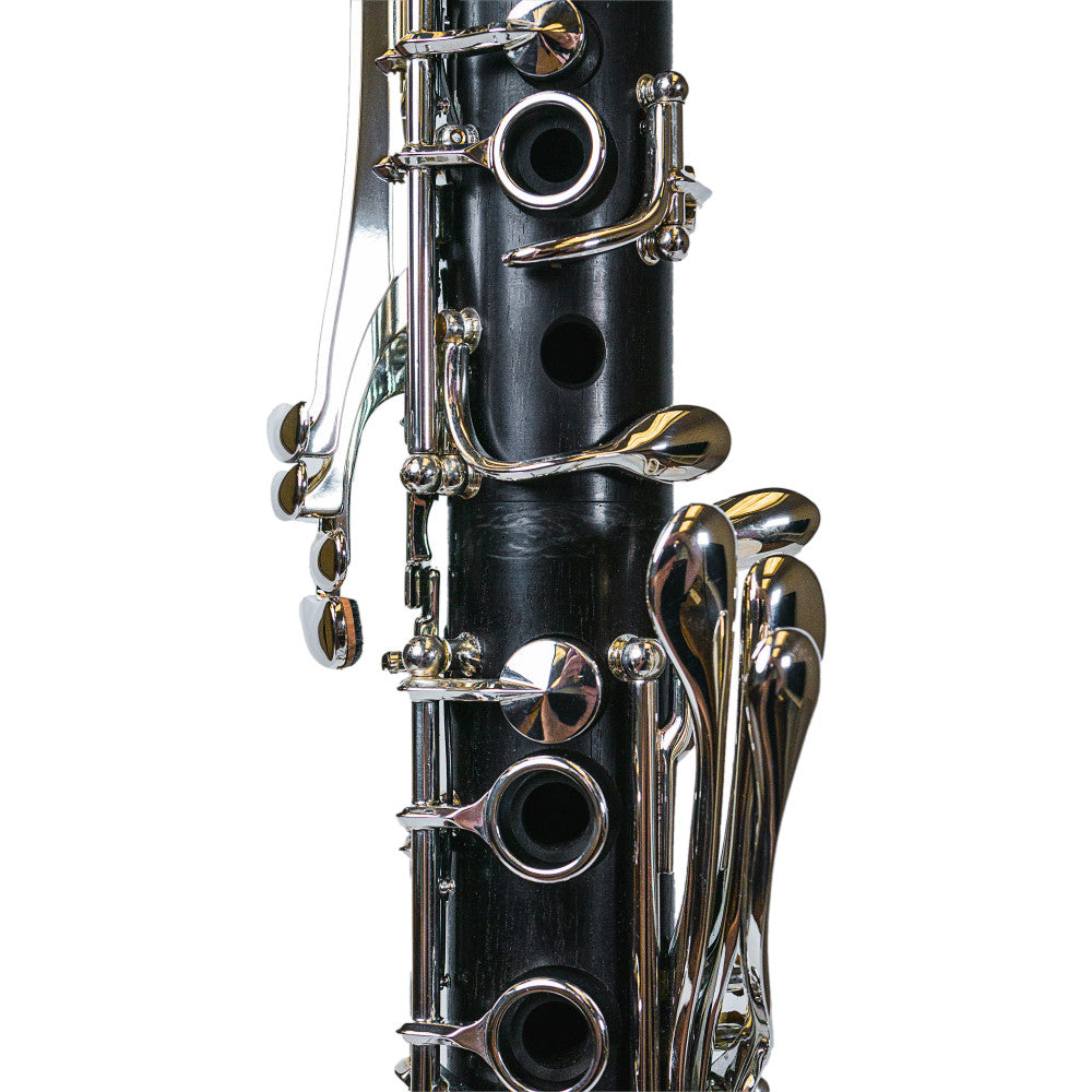 Clarinete Bb Backun Q Series Granadilla 18 Llaves Y Pilares Plata
