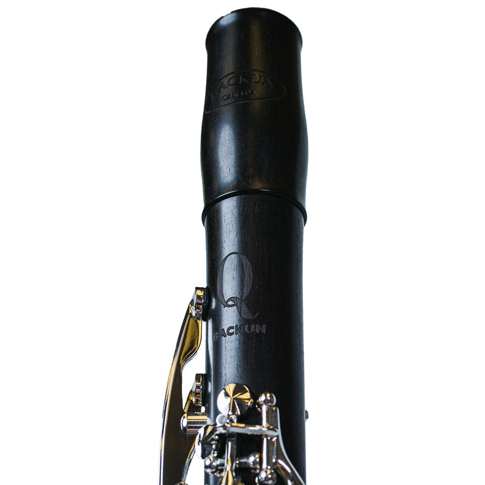 Clarinete Bb Backun Q Series Granadilla 18 Llaves Y Pilares Plata