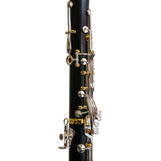 Clarinete Bb Backun Q2 Series Granadilla 18 Llaves Plata Y Pilares Oro