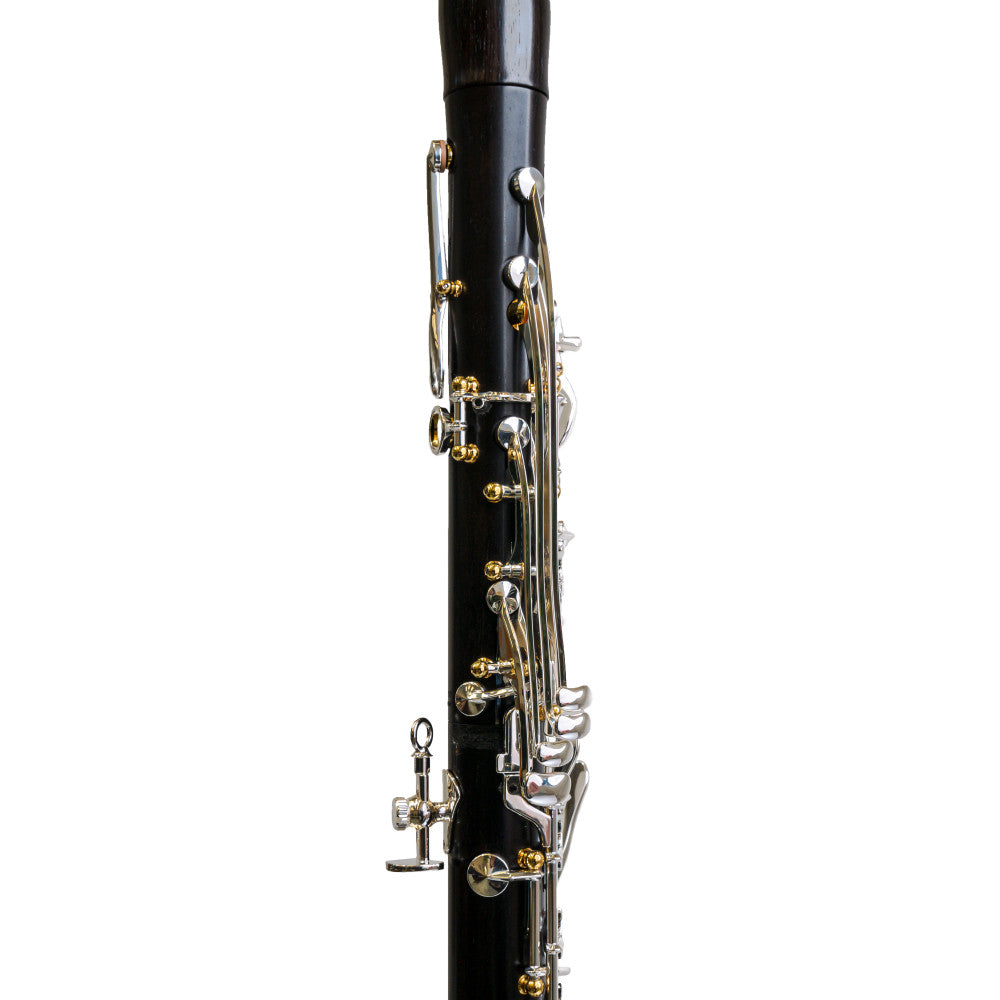Clarinete Bb Backun Q2 Series Granadilla 18 Llaves Plata Y Pilares Oro