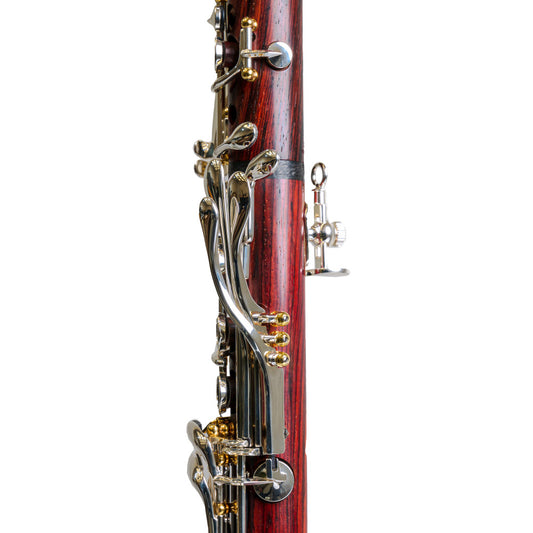 Clarinete Bb Backun Q2 Series Cocobolo 18 Llaves Plata Y Pilares Oro