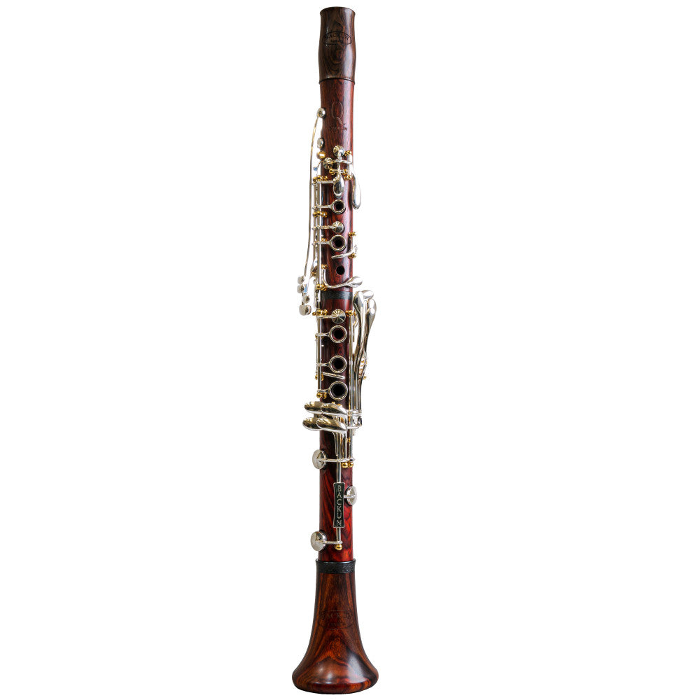 Clarinete Bb Backun Q2 Series Cocobolo 18 Llaves Plata Y Pilares Oro