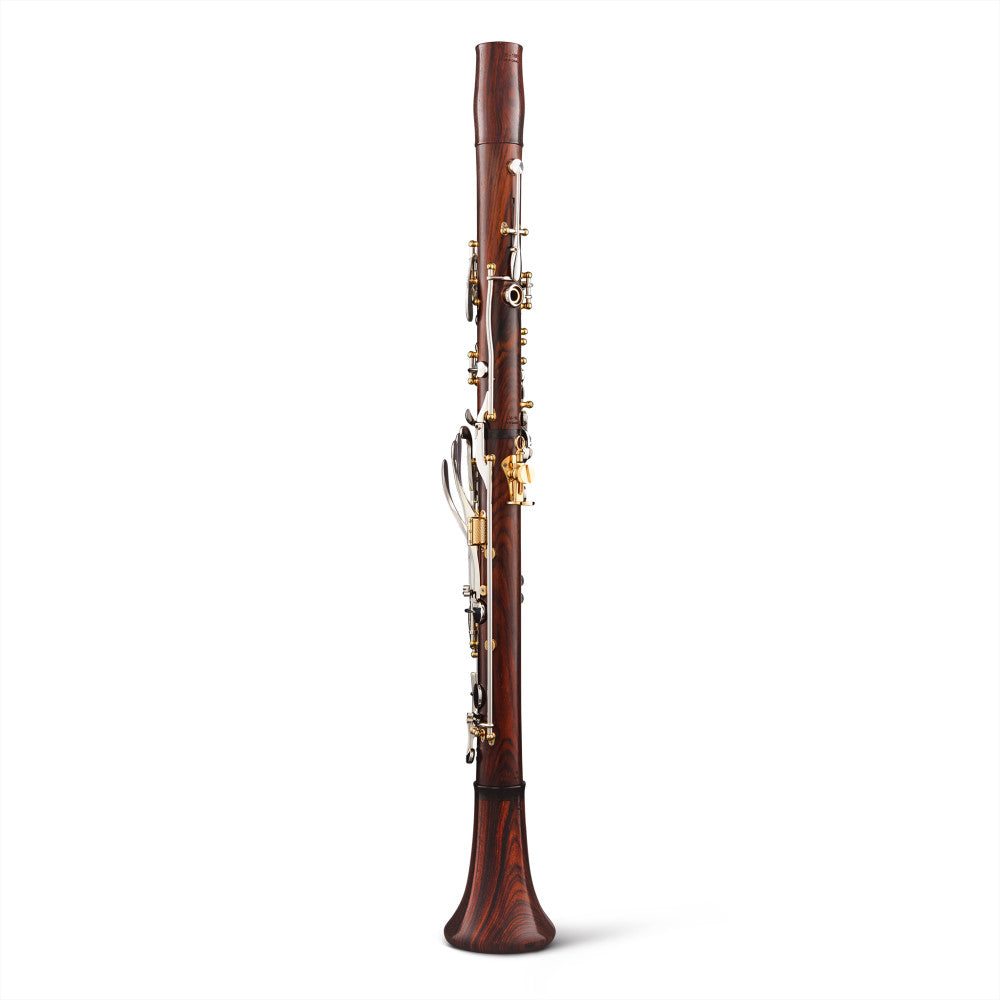 Clarinete A Backun Lumière Cocobolo 18 Llaves Plata Pilares Oro