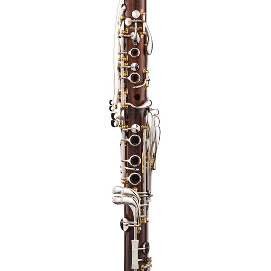 Clarinete A Backun Lumière Cocobolo 18 Llaves Plata Pilares Oro