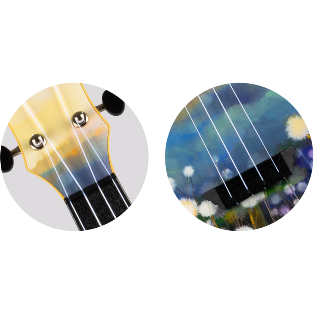 Ukelele Soprano Flight TUS-40 Travel Dandelions