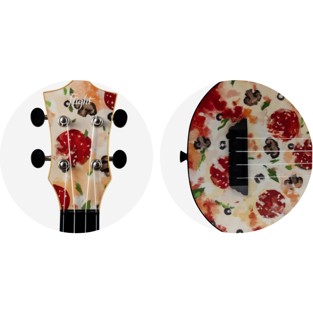 Ukelele Soprano Flight TUS-40 Travel Pizza
