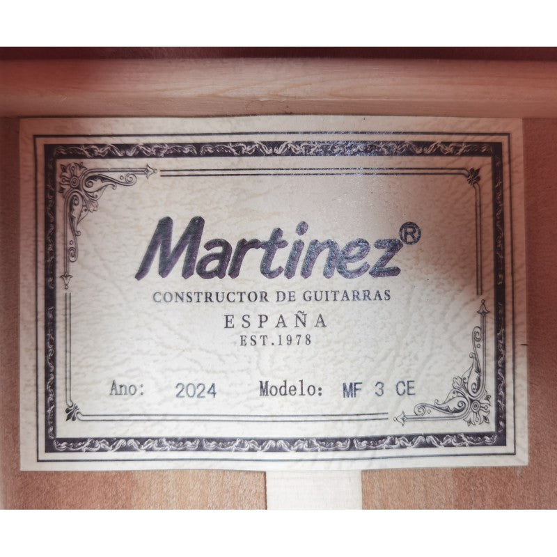 Guitarra Flamenca Martinez MF3 CE