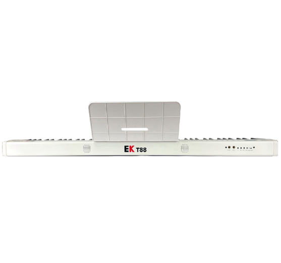PIANO DE ESCENARIO PORTABLE CON BATERIA RECARGABLE BLANCO EK EKT88WH
