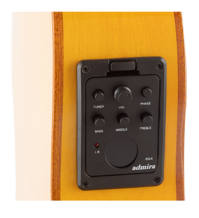 GUITARRA CLÁSICA ADMIRA TRIANA SERIE FLAMENCO ELECTRIFICADA CON EQ-6