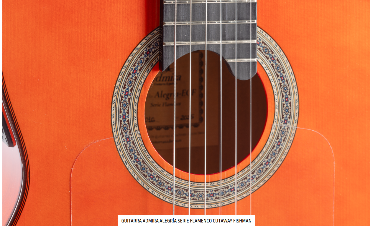 Guitarra Flamenca Admira Alegria Cutaway