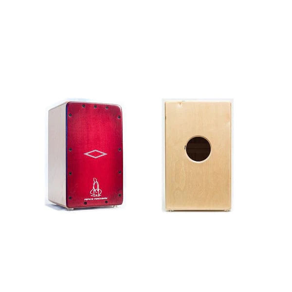 Cajón Flamenco Pepote Pepillo Tapa Roja ( 2 A 5 Años )