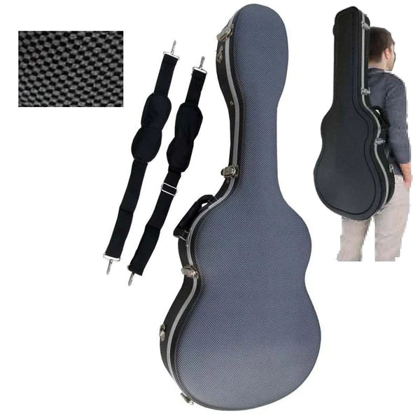 CIBELES C230.015G Estuches ABS Clasica Gris Cuadritos color Carbono Gris/Negro