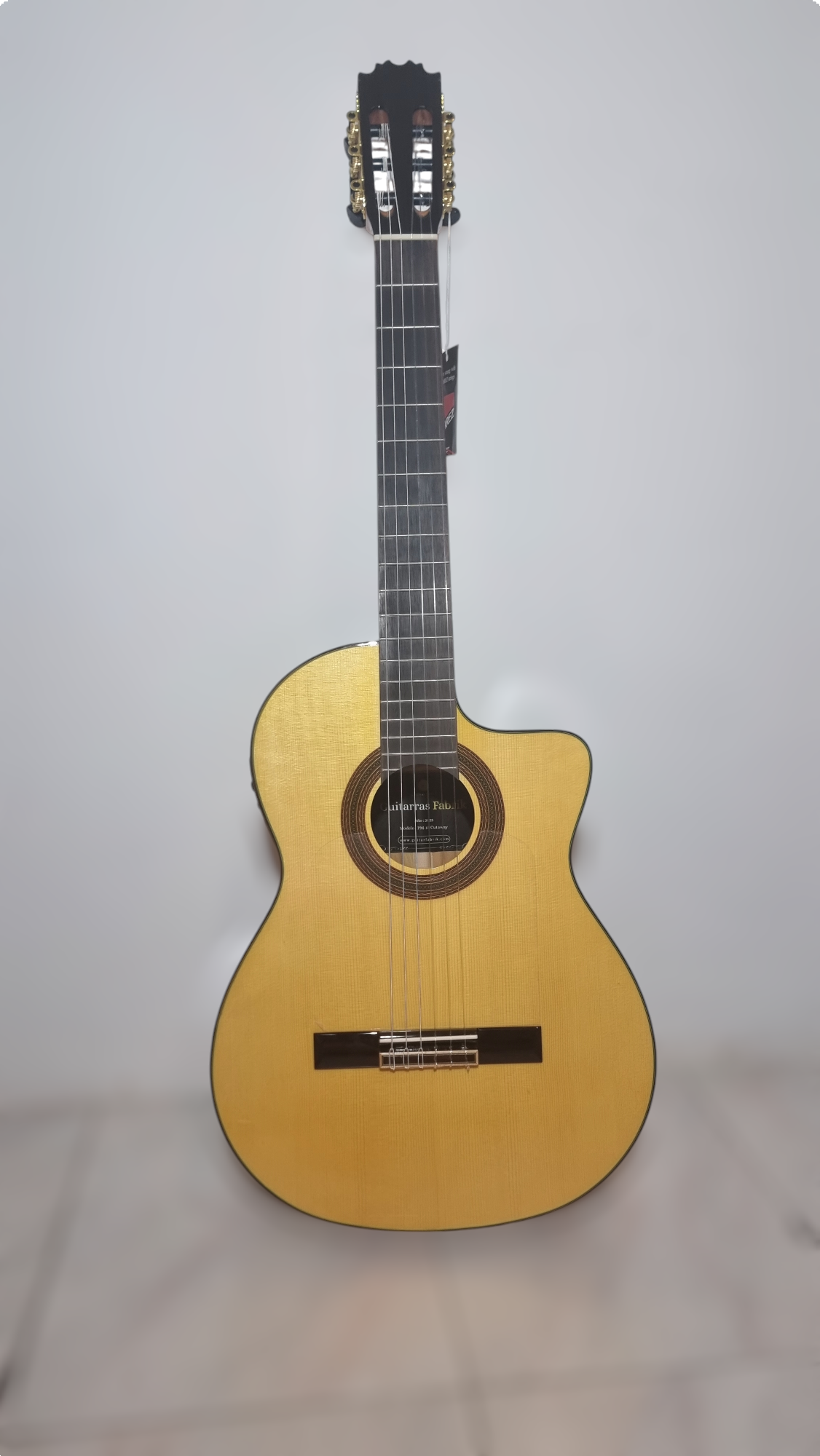 Guitarra Flamenca Modelo PM-15 Cutaway Amplificada