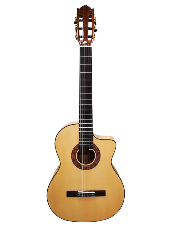 Martinez ES-08S CE Cut EF Guitarra Flamenca EQ Fishman PSY-301