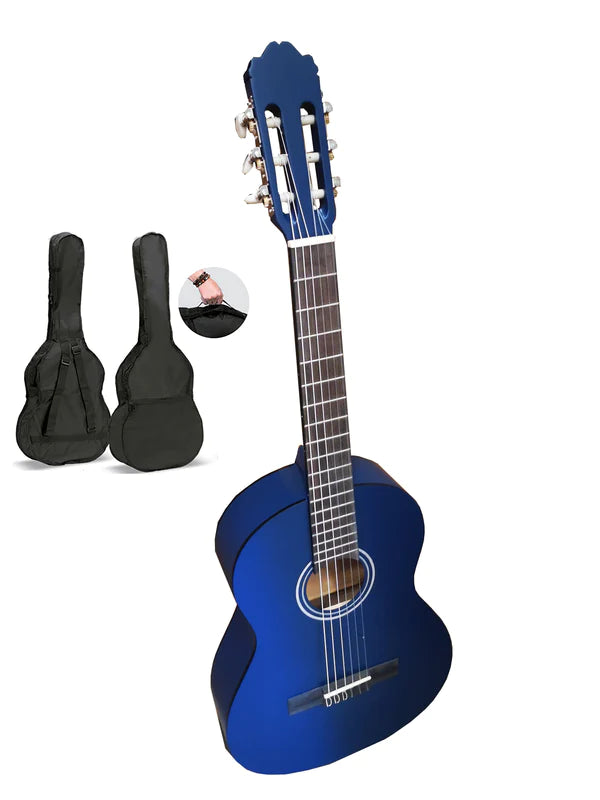 Guitarra Caro tamaño adulto 4/4 mod Estudio 2021 pack azul