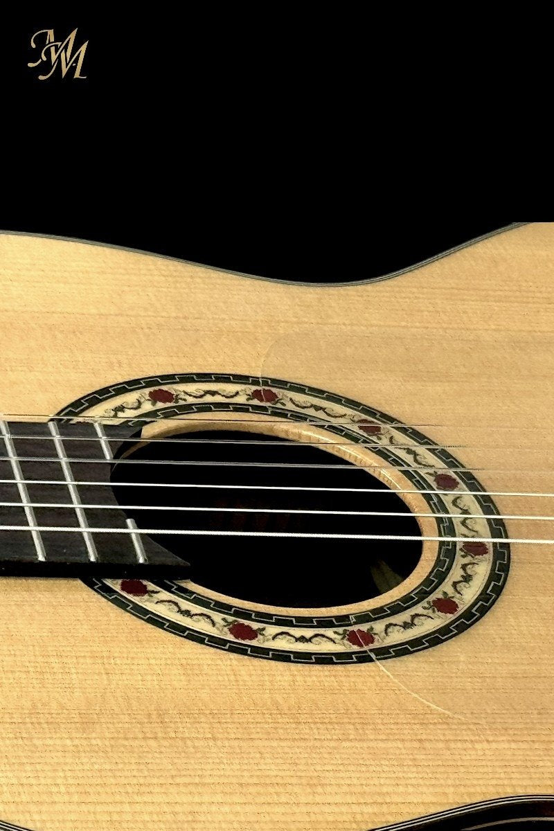 Guitarra Flamenca Modesto Malla Modelo Candela Natural (Fishman Clásica Blend)