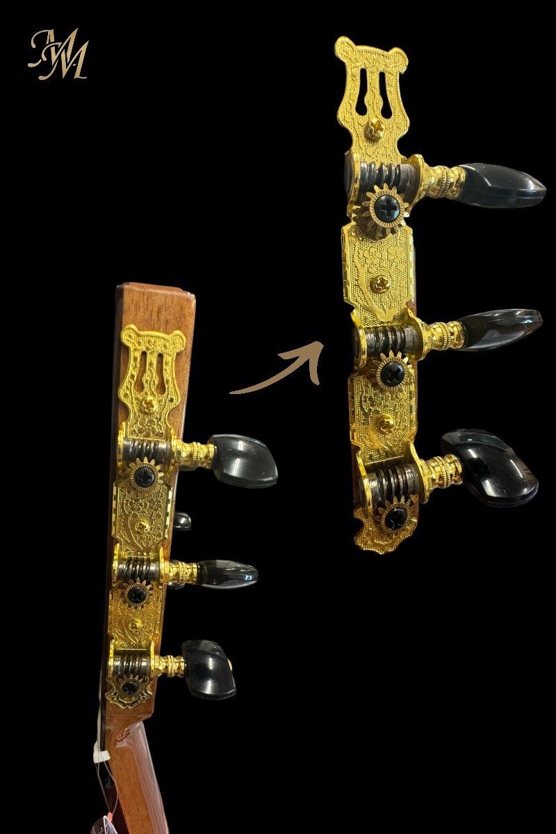 Guitarra Flamenca Modesto Malla Modelo Candela Natural (Previo 0S1)