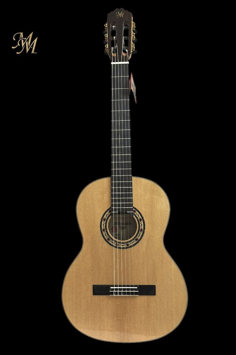 Guitarra Flamenca Modesto Malla Modelo Candela Natural (Fishman Clásica Blend + 0S1)