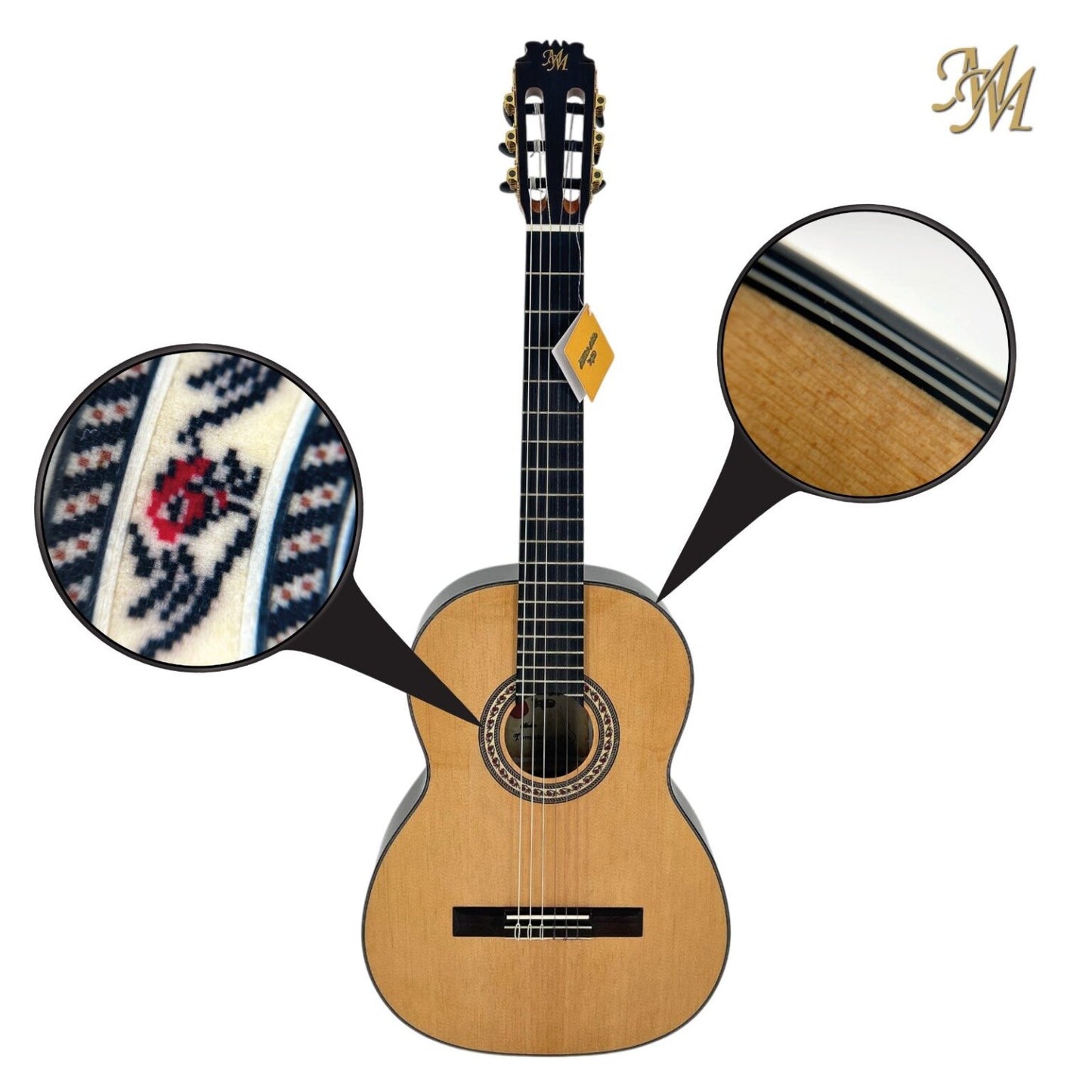 Guitarra Flamenca Modesto Malla Tomasa Natural (Previo 0S1)