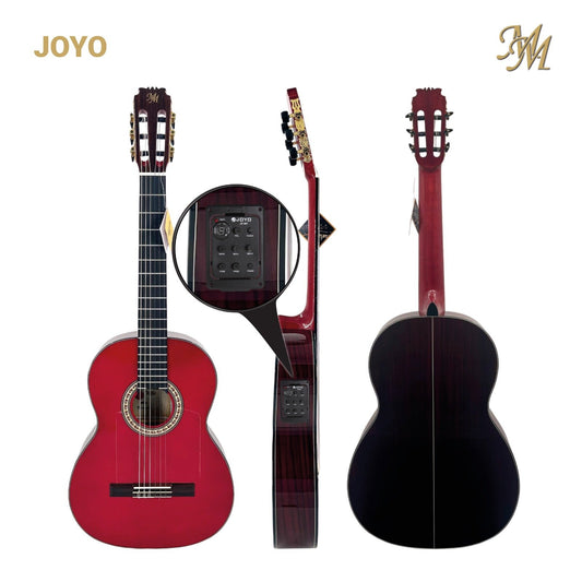 Guitarra Flamenca Modesto Malla Tomasa Roja (Previo Joyo)