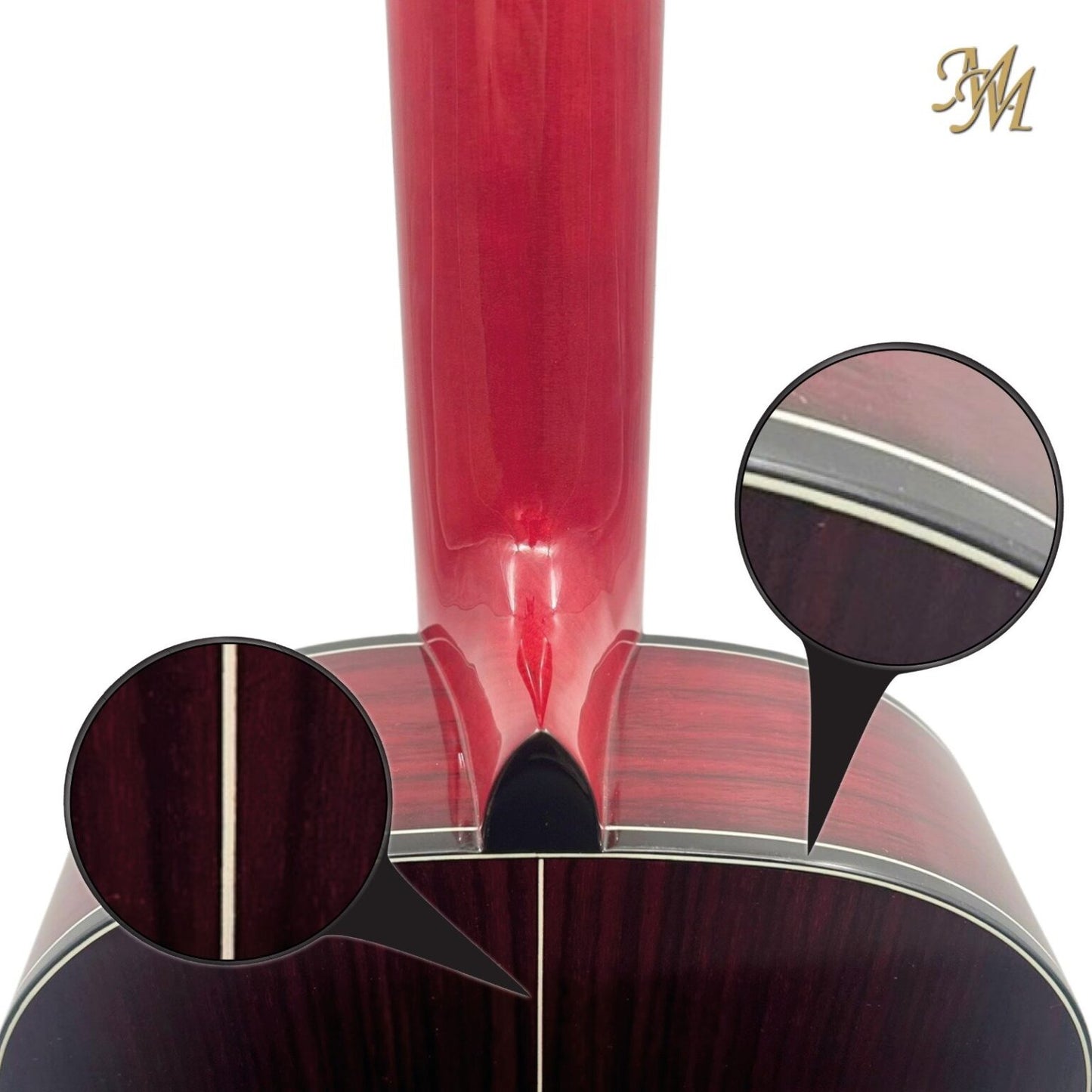 Guitarra Flamenca Modesto Malla Tomasa Roja (Previo Joyo)