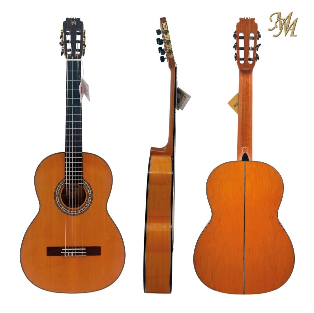 Guitarra Flamenca Modesto Malla Modelo Chata Naranja (Previo 0S1)