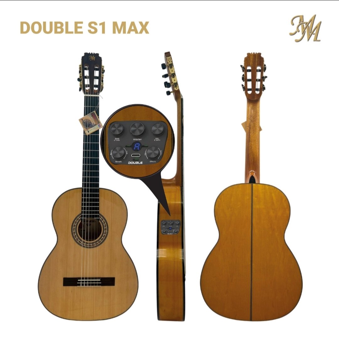 Guitarra Flamenca Modesto Malla Modelo Chata Natural (S1 MAX)