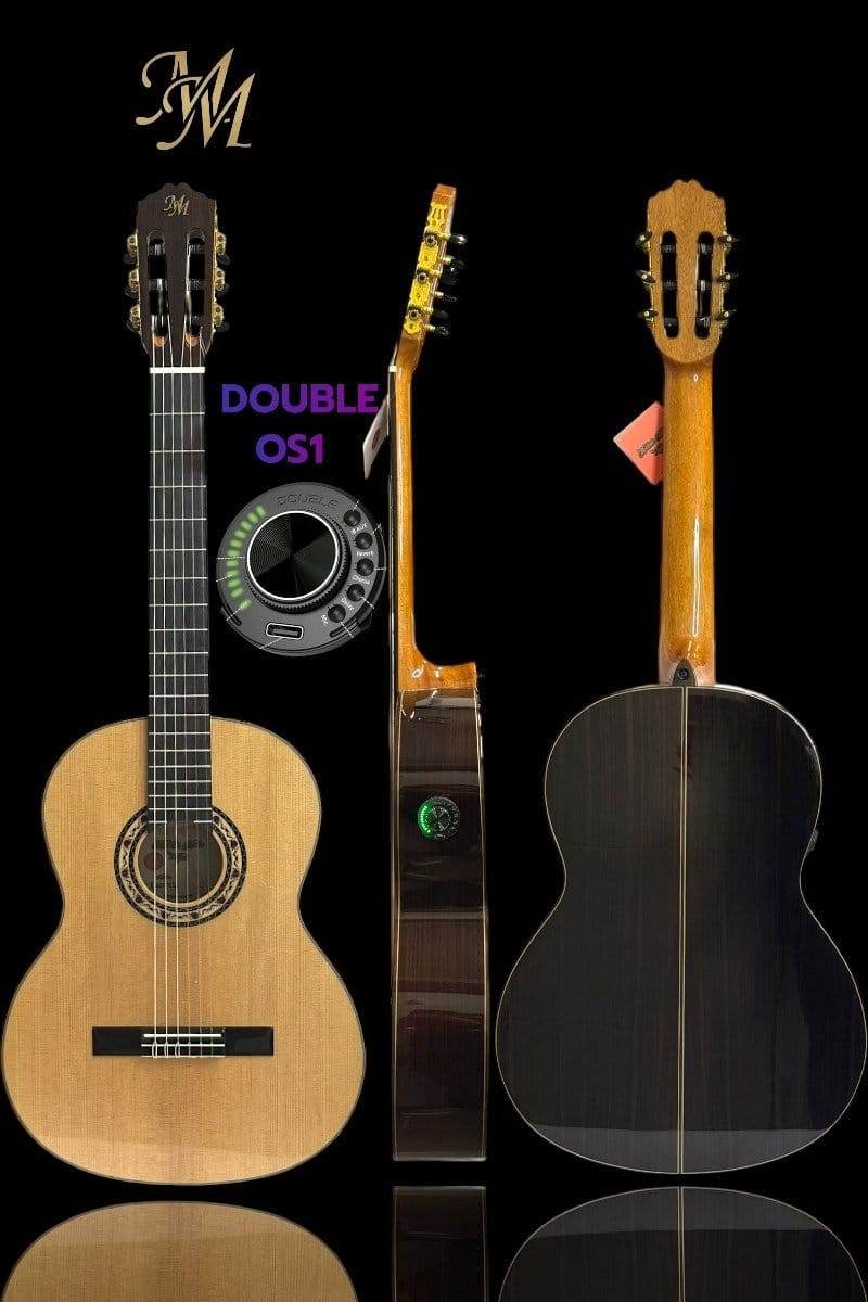 Guitarra Flamenca Modesto Malla Modelo Candela Natural (Previo 0S1)