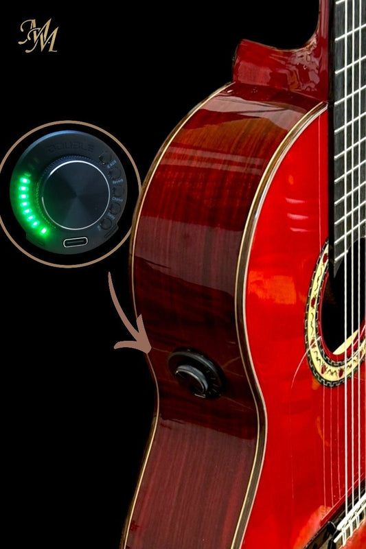 Guitarra Flamenca Modesto Malla Modelo Candela Rojo (Previo 0S1)