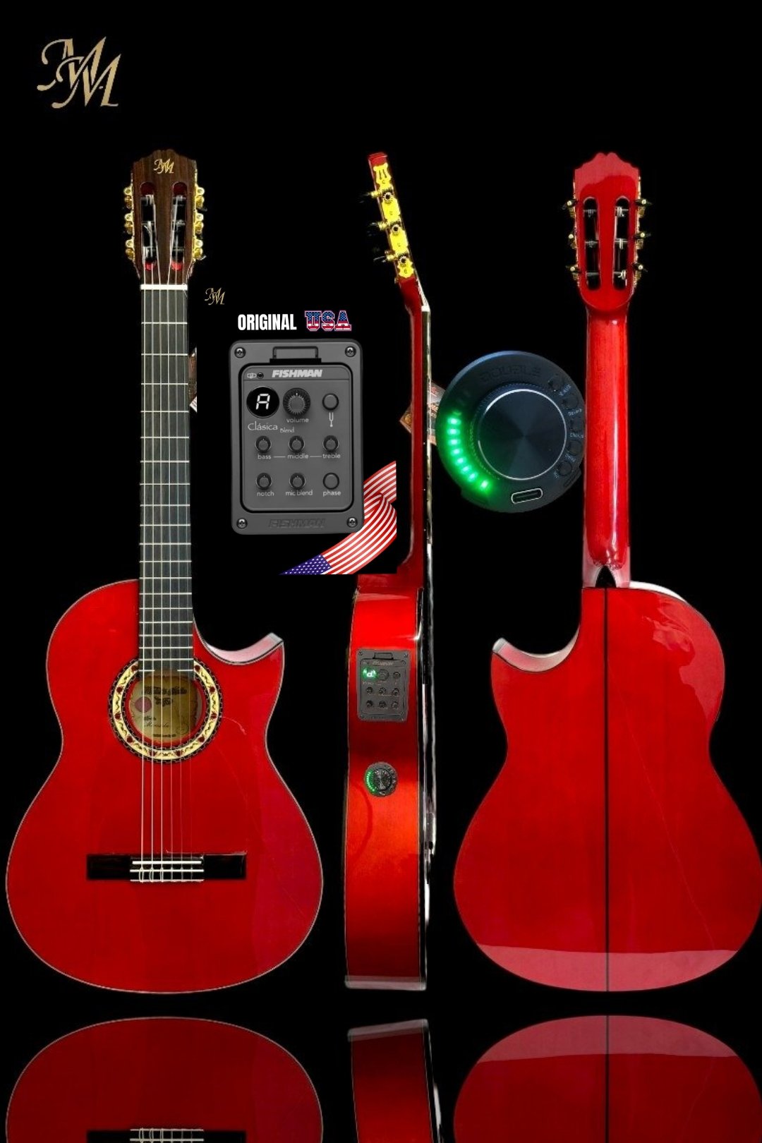 Guitarra Flamenca Modelo Manuela Cutaway (0S1 + Fishman Clásica Blend)