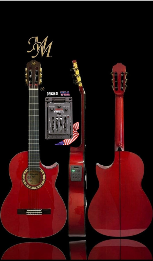 Guitarra Flamenca Modelo Manuela Cutaway (Prefix Pro Blend)