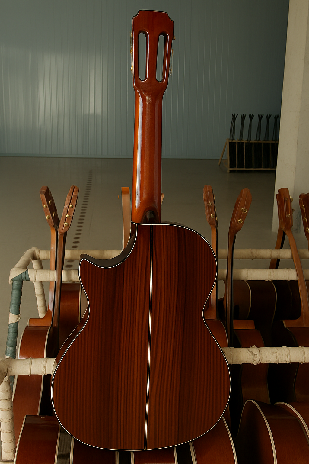 Guitarra Flamenca Modesto Malla Modelo Candela Cutaway (Fishman Clásica Blend)