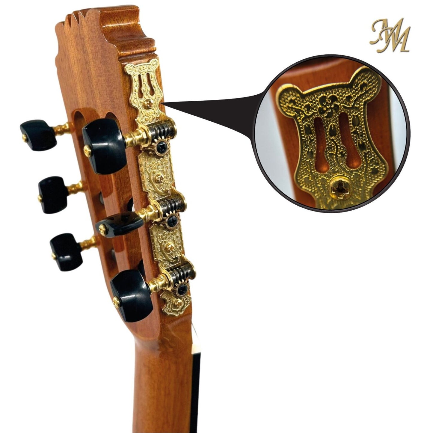 Guitarra Flamenca Modesto Malla Modelo Chata Natural (S1 MAX)