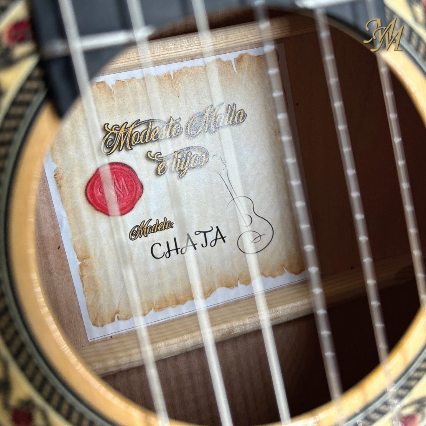 Guitarra Flamenca Modesto Malla Modelo Chata Natural (S1 MAX)