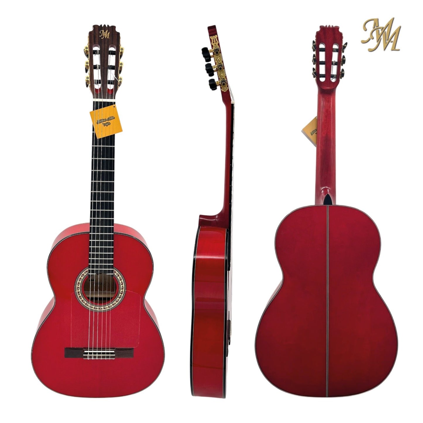 Guitarra Flamenca Modesto Malla Modelo Chata Rojo