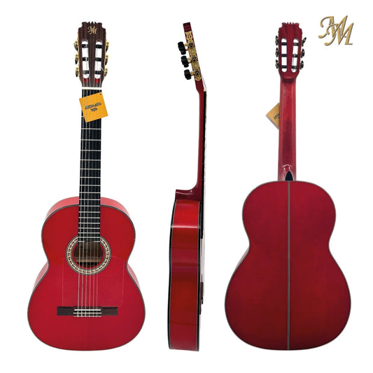Guitarra Flamenca Modesto Malla Modelo Chata Rojo