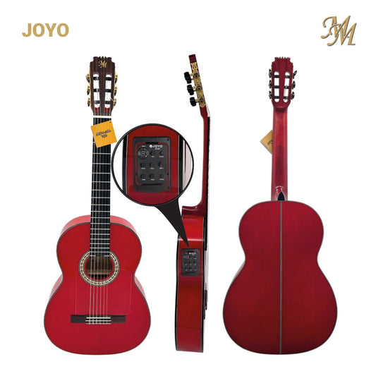 Guitarra Flamenca Modesto Malla Modelo Chata Rojo (Previo Joyo)