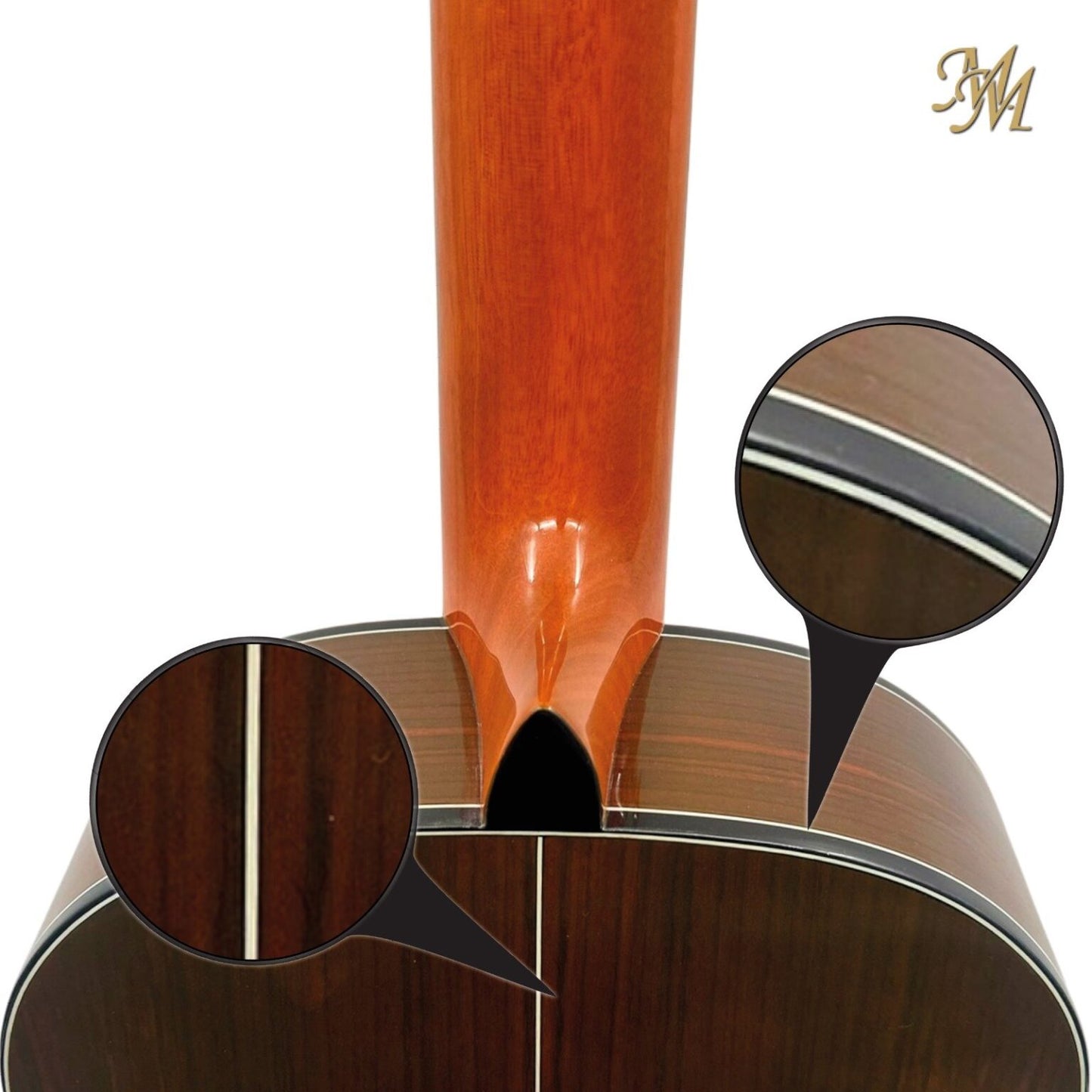 Guitarra Flamenca Modesto Malla Tomasa Naranja (Fishman Clásica Blend)