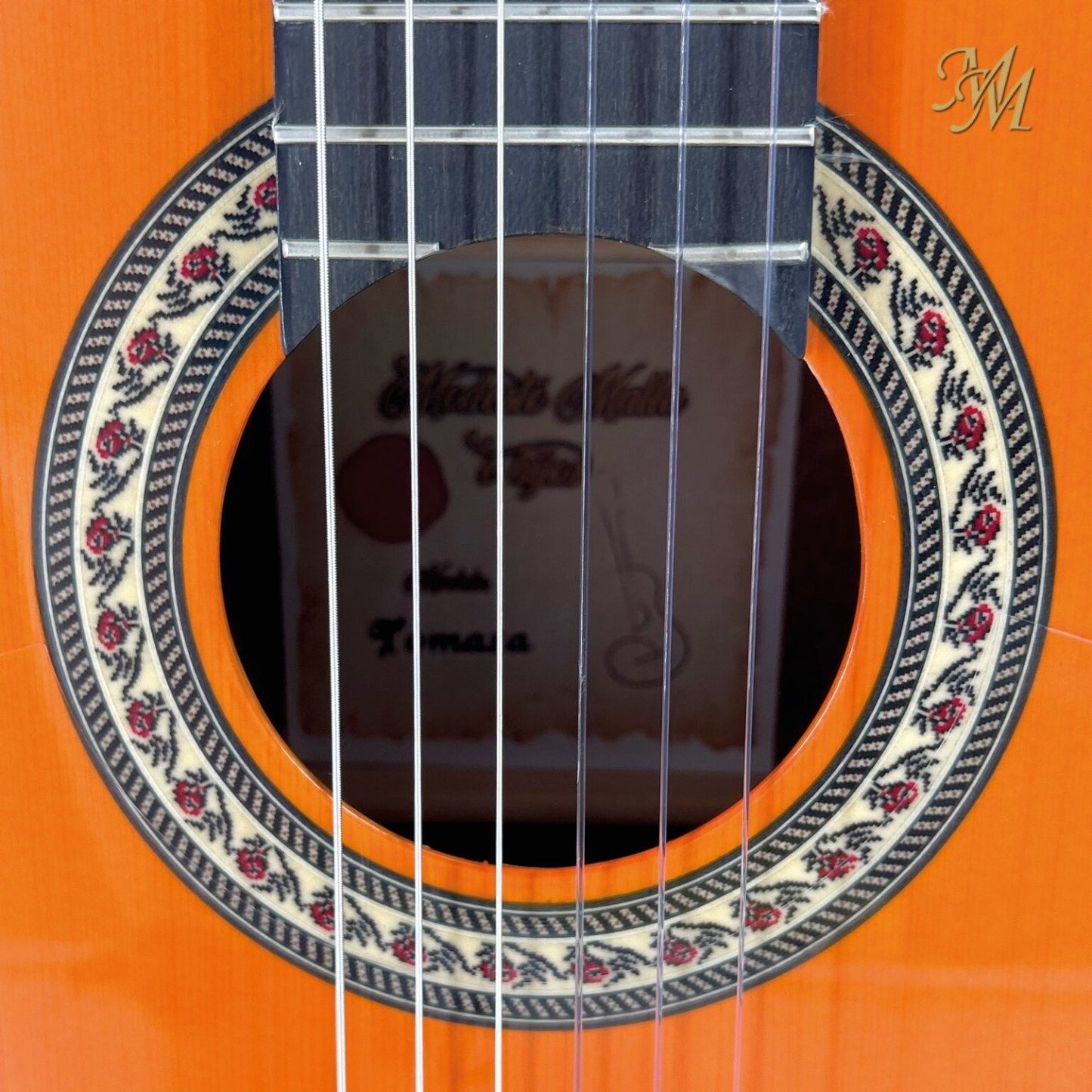 Guitarra Flamenca Modesto Malla Tomasa Naranja (Previo Joyo)
