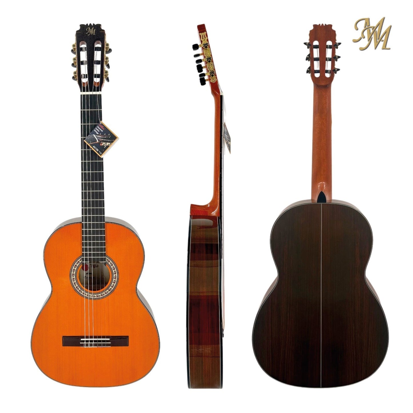 Guitarra Flamenca Modesto Malla Tomasa Naranja (S1 MAX)