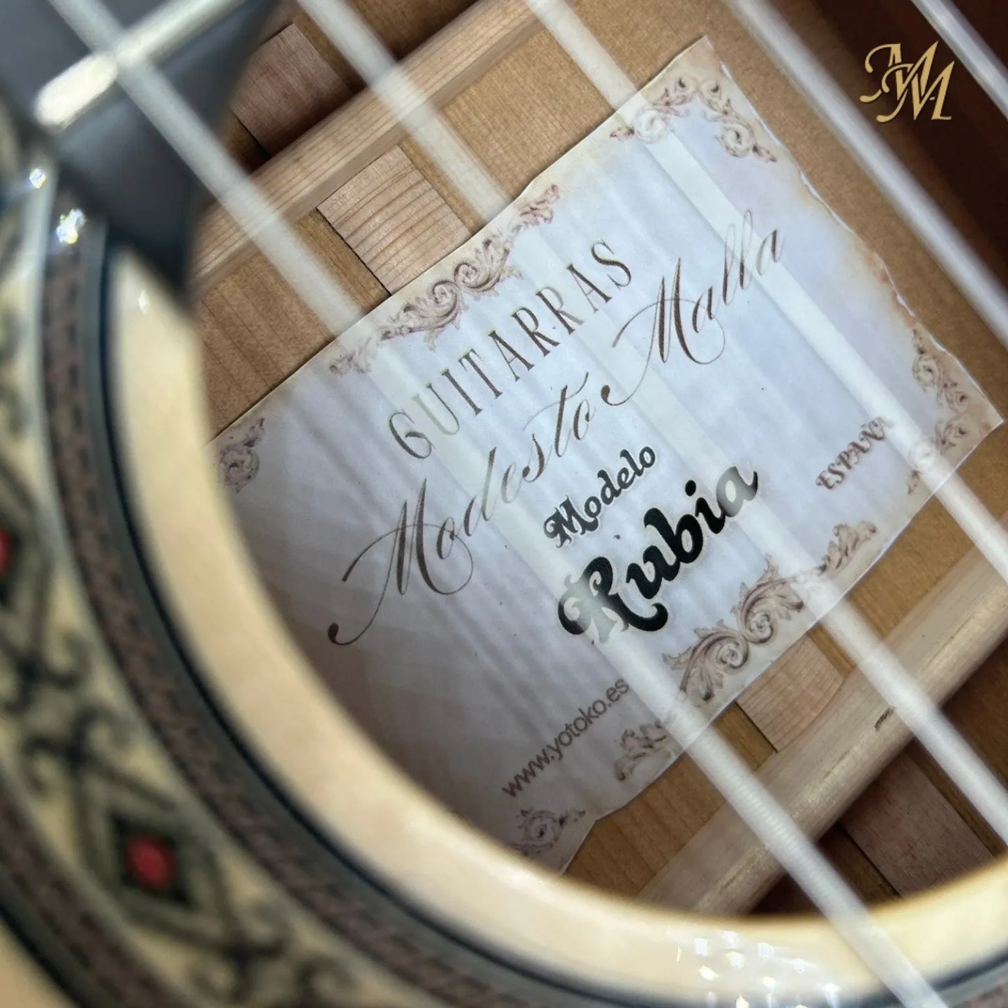 Guitarra Flamenca Modesto Malla Modelo Rubia S1 MAX