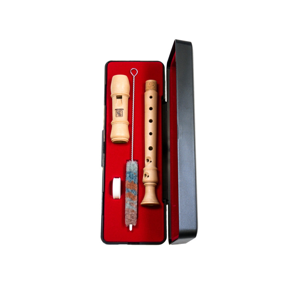 Flauta Hohner Sopranino Madera Arce 2 Piezas 9564-2